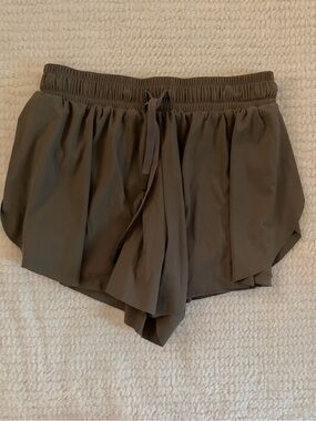 JoyLab Olive Green Layered Athletic Shorts